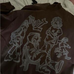 Brown Graphic Art Print